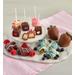 Belgian Chocolate-Covered Fruit ­and Heart Cheesecake Pops, Coated Fruits Nuts, Cakes by Harry & David