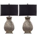 Safavieh Malaga Silver 29 Inch Table Lamp - LIT4064A-SET2