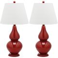 Safavieh Cybil Double Gourd 26 Inch Table Lamp - LIT4088E-SET2