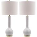 Safavieh Mae Long Neck Ceramic 30 Inch Table Lamp - LIT4091A-SET2