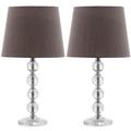 Safavieh Nola Stacked Crystal Ball 16 Inch Accent Lamp - LIT4123B-SET2