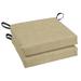 16-inch Indoor/Outdoor Solid Chair Cushions (Set of 2) - 16 x 16