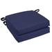 16-inch Indoor/Outdoor Solid Chair Cushions (Set of 2) - 16 x 16