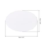 Painting Canvas Panels, 2 Pack 4x6 Inch Oval Blank Art Board, White