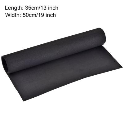 Black EVA Foam Sheets Roll 13 x 19 Inch 2mm Thick for Crafts DIY Projects