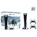 Sony PlayStation_PS5 Video Game Console (Disc Edition) â€“ God of War RagnarÃ¶k Bundle â€“with Extra White Dualsense Controller Cefesfy