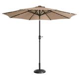 108 in. Patio Umbrella in Beige