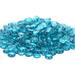 GasSaf Fire Glass Beads for Outdoor Fire Pit Fireplace and Fire Pit Table(10 Pound)(Caribbean Blue Luster)