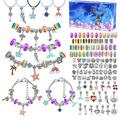 Charm Bracelet Making Kit for Girls Kids Jewelry Making Kits Jewelry Making Charms Bracelet Making Set with Bracelet Beads Jewelry Charms and DIY Crafts with Gift Box 93 Pieces