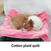 Dog Blanket Solid Color Keep Warm Bedding Flannel Cat Bed Cover Pet Blanket for Small Medium Dogs