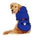 Dog Pet Pullover Winter Warm Hoodies Cute Puppy Sweatshirt Small Cat Dog Outfit Pet Apparel Clothes A3-Blue 7X-Large