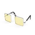 Vintage Dog For Small Cat Cat Eye-Wear Pet Products Square Cat Glasses Pets Party Decor Pet Glasses Cat Sunglasses YELLOW