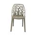 Ivy Bronx Kimonte Contemporary Dining Chair Plastic/Acrylic in Gray/White | 32 H x 17.25 W x 21.5 D in | Wayfair A8B7FA1C76564615A44FF3587113D20C