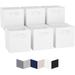 KOVOME Large Storage Cubes Set Of 6. Dual Handle Fabric Storage Bins, Home & Office Cube Storage Bins, Collapsible Cube Baskets | Wayfair