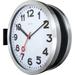 NeXtime Station Double- Sided 14.25-Inch Wall Clock Plastic/Metal in White | 15 H x 17.5 W x 5.5 D in | Wayfair 3217