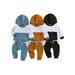 Ma&Baby Toddler Baby Boy Girls 2 Piece Outfit Long Sleeve Hooded Sweatshirt Top and Long Pants 2PCS Set