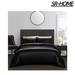 SR-HOME 3 Piece Duvet Cover Set Bedding Sets Queen Silk/Satin in Black | Wayfair SR-HOME410c671