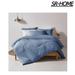 SR-HOME 100% Washed Microfiber Light Denim Comforter Cover Set Twin Size 3 Pieces Microfiber in Blue | Wayfair SR-HOME861f5c8