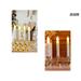 SR-HOME Christmas Window Candle Taper Candle Holders Traditional Candlesticks For Table Centerpiece Pillar Candle Base Holder | Wayfair