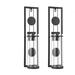 SR-HOME Candle Sconces Wall Decor Candle Holders Glass & Metal Candle Wall Sconces Hanging Candle Holders | 15.74 H x 4.13 W x 3.74 D in | Wayfair
