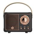 SEGUIRA Retro Decorative Radio in Black | 2.8 H x 4.3 W x 2 D in | Wayfair LQ5XCH