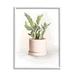 Stupell Industries Potted Herb Plant Minimal Gardening Framed Giclee Texturized Wall Art By House Fenway_aq-515 in Brown/Gray/Green | Wayfair