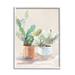 Stupell Industries Potted Cactus Plants Watercolor Giclee Texturized Wall Art By Lanie Loreth in Blue/Brown/Green | 20 H x 16 W x 1.5 D in | Wayfair