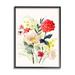 Stupell Industries Bold Mixed Flower Arrangement Giclee Texturized Wall Art By Lanie Loreth Wood in Brown/Green/Red | 30 H x 24 W x 1.5 D in | Wayfair