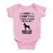 Sorry I Can t I Have Plans With My Miniature Pinscher Love Pet Dog Cute Baby Jumpsuits (Pink 18-24 Months)