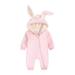 kpoplk Christmas Outfits for Girls Toddler Baby Girl Christmas Outfits Long Sleeve Romper Santa Bodysuit One Piece Jumpsuit Leopard Onesie(Pink)