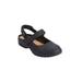 Women's The Joelle Sling by Comfortview in Black (Size 9 M)