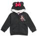 Disney Minnie Mouse Toddler Boy Girl Fleece Zip Up Hoodie