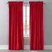 Wide Width BH Studio Velvet Rod-Pocket Panel by BH Studio in Santa Red (Size 50" W 63" L) Window Curtain