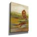 Red Barrel Studio® 'Hillside Barn II' By Silvia Vassileva, Canvas Wall Art, 12"X16" Canvas, Wood in Yellow | 16 H x 12 W x 0.75 D in | Wayfair