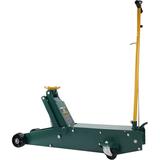 Omega Pro 10 Ton Service Jack - Long Chassis Hydraulic Lift from 7 to 27 with Handle Position Lock