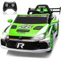 12V Powered Ride on Cars for Kids 30Wx2 Ride on Toy Cars with Remote Control Bluetooth Music Play LED Lights 4 Wheels Suspension Rally Car Safety Belt Electric Cars for 3-5 Years Boy or Girl