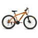 Feildoo Adult Mountain Bike Hardtail Bicycle for Mens Womens Aluminum Frame Full Suspension Fork and Dual Disc Brake 21 Speed Shimano 26 Inch Wheels -Orange & Black