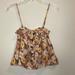 American Eagle Outfitters Tops | American Eagle Pink And Yellow Floral Cropped Tank Top Size Small New | Color: Pink/Yellow | Size: S