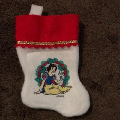 Disney Holiday | 5 For $10 Sale Snow White Mini Stocking, Great For Gift Cards, Money, Etc. | Color: White | Size: Os