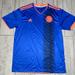 Adidas Shirts | Colombia National Team Adidas Climalite Soccer Jersey Sz Xl Blue Preowned | Color: Blue | Size: Xl