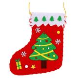NEGJ Christmas Bag Socks DIY Small Handmade Christmas Socks Gift Backpack Prize Gift Home DIY Grapevine Wire Garland Chandelier Christmas Lights
