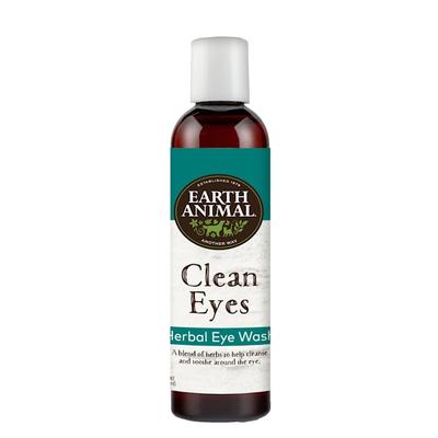 Earth Animal Natural Remedies Clean Eyes Herbal Eye Wash Cleanser for Dogs & Cats, 4 fl. oz., 1.5 IN