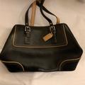 Coach Bags | Coach Leather Hamptons 9605 Bag | Color: Black/Brown | Size: Os