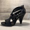 Michael Kors Shoes | Michael Kors - Mk - Heel Sandal Pump - Size 8 | Color: Black | Size: 8