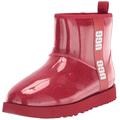 UGG Women's Classic Clear Mini Ankle Boot, Samba Red, 5 UK