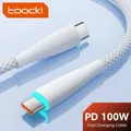Toocki-Câble USB Type-C à charge rapide pour Macbook Xiaomi 12 Casque F3 F4 Samsung 100 3.0 W