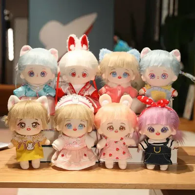 Idol Butter Anime Peluche Star Dolls avec Vêtements Peluche Kawaii Jouets Personnalisés Coton