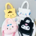 Sacs à main en peluche Sanurgente Melody Cartoon sac à main Kuromi Kawaii Cinnamoroll sac