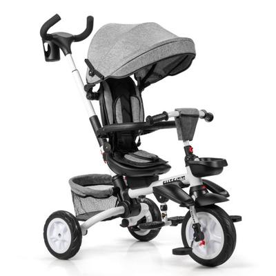 Costway 6-in-1 Detachable Kids Baby Stroller Tricy...