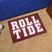 Red/White 30 x 19 x 0.25 in Kitchen Mat - FANMATS Alabama_Alabama Crimson Tide Starter Mat Accent Rug - 19In. X 30In. Slogan Starter Mat Plastic | Wayfair